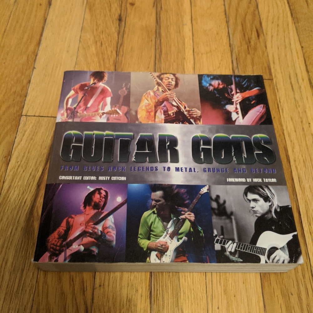 Guitar gods rock n roll music book